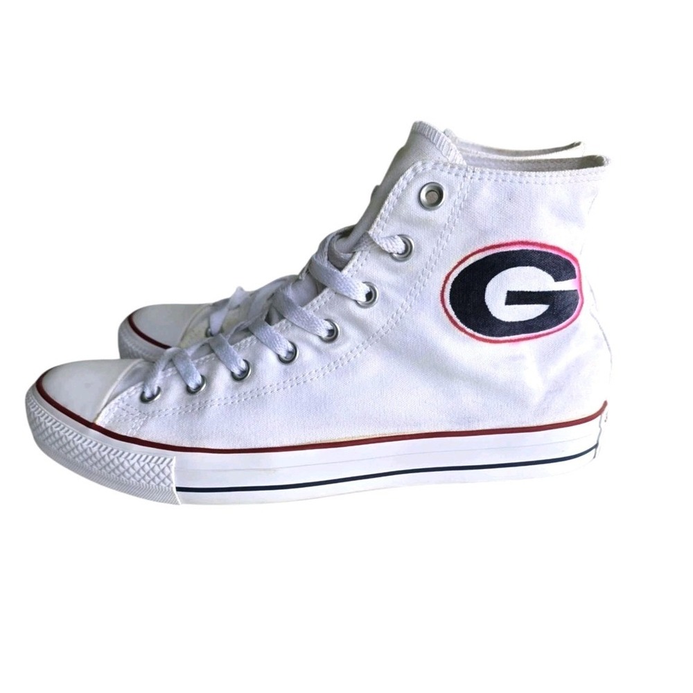 Converse Mens High Top Sneakers Size 11 Georgia State Chuck Taylor‎ Shoes